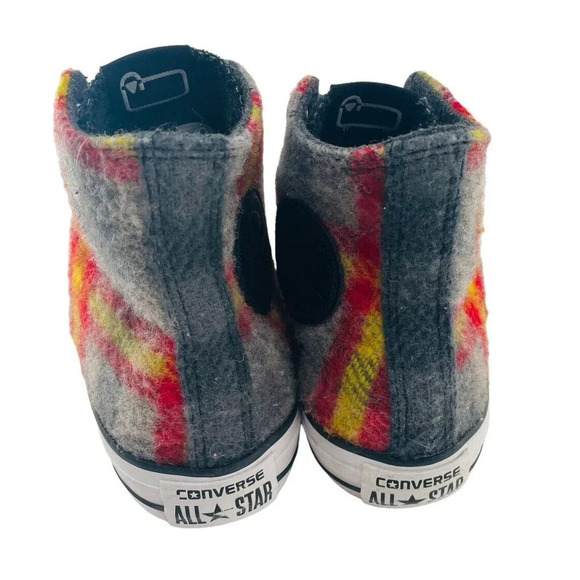 Converse X Woolrich Hi-Top Sneakers Chuck Taylor All Star Wool Size M 4.5 W 6.5 - Picture 7 of 16